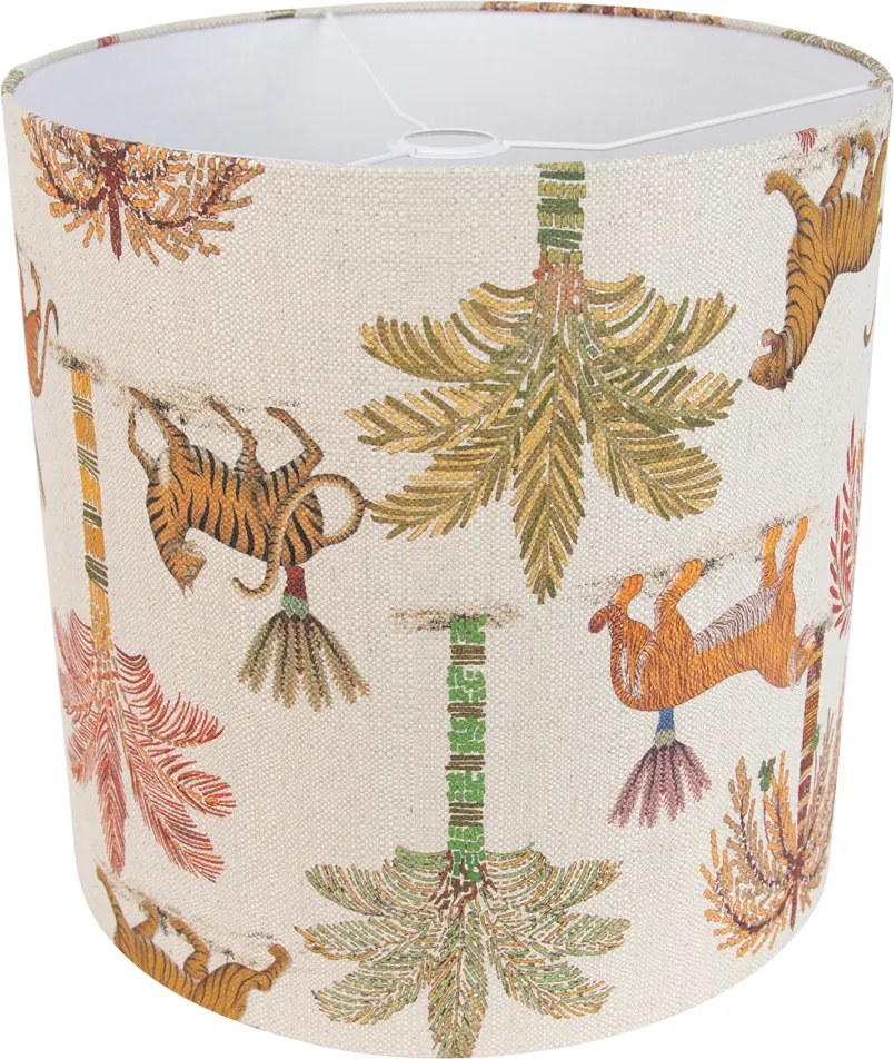 Szövet lámpaernyő többszínű, állatmintás 40/40/40