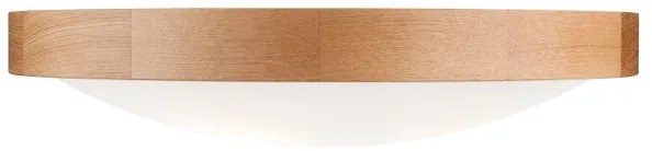 Ceiling Light OAK SLIM 3×E27/60W/230V Oak ø 47 cm