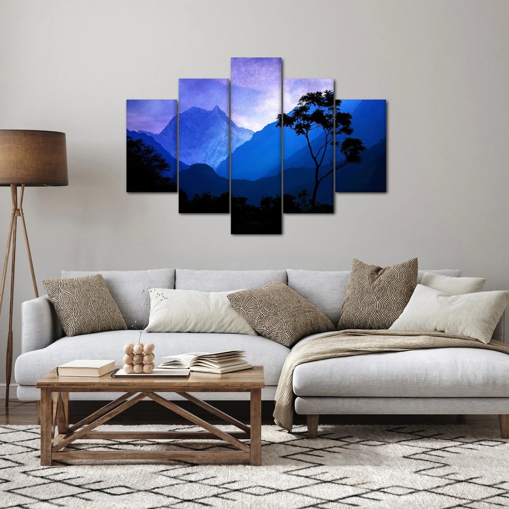 Kép - Éjszakai ég Nepálban (150x105 cm)