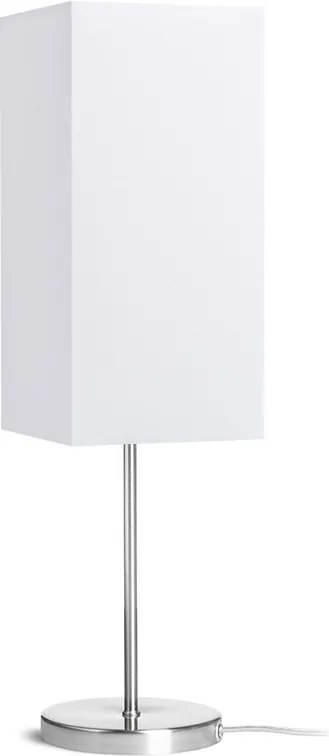 RENDL NYC/TEMPO 15/30 stolní Polycotton bílá/nikl 230V LED E27 15W