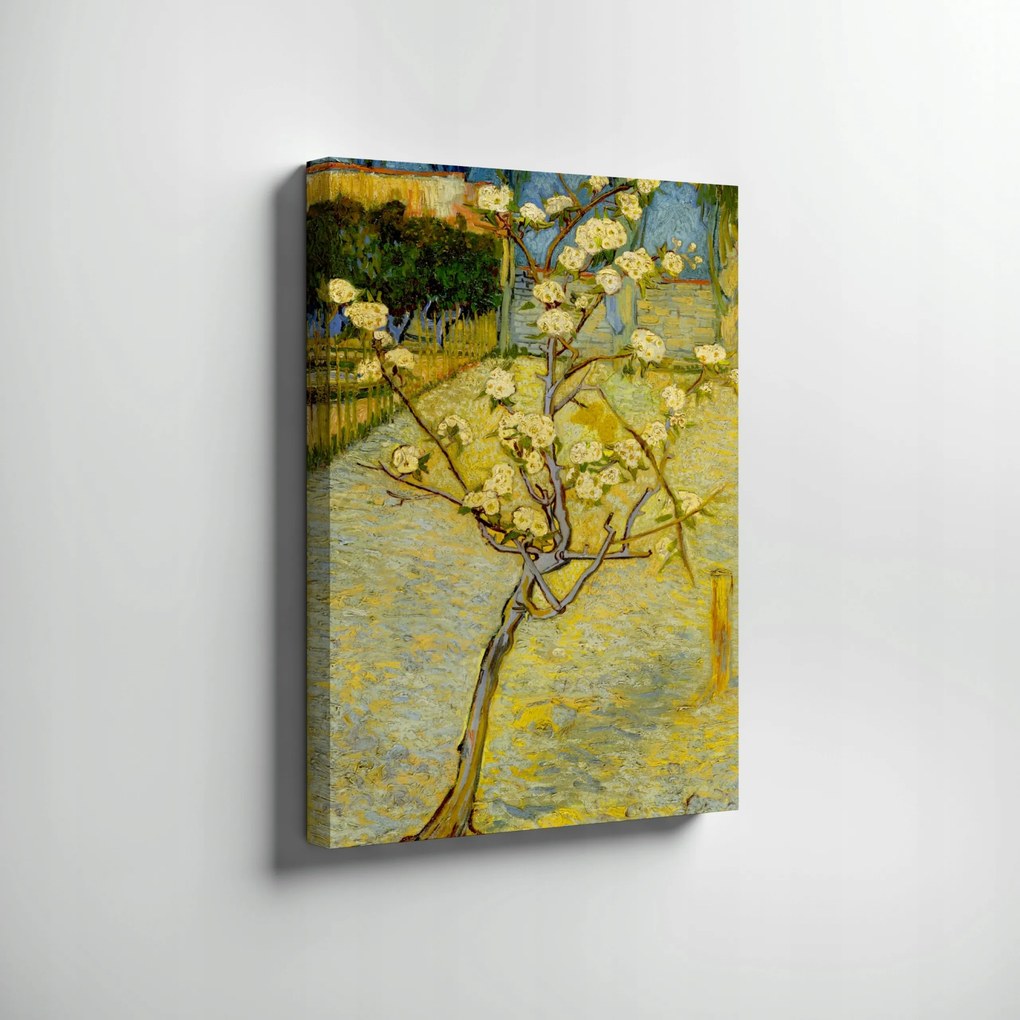 Van Gogh Small pear tree in blossom vászonkép 1888 méret 70x50cm
