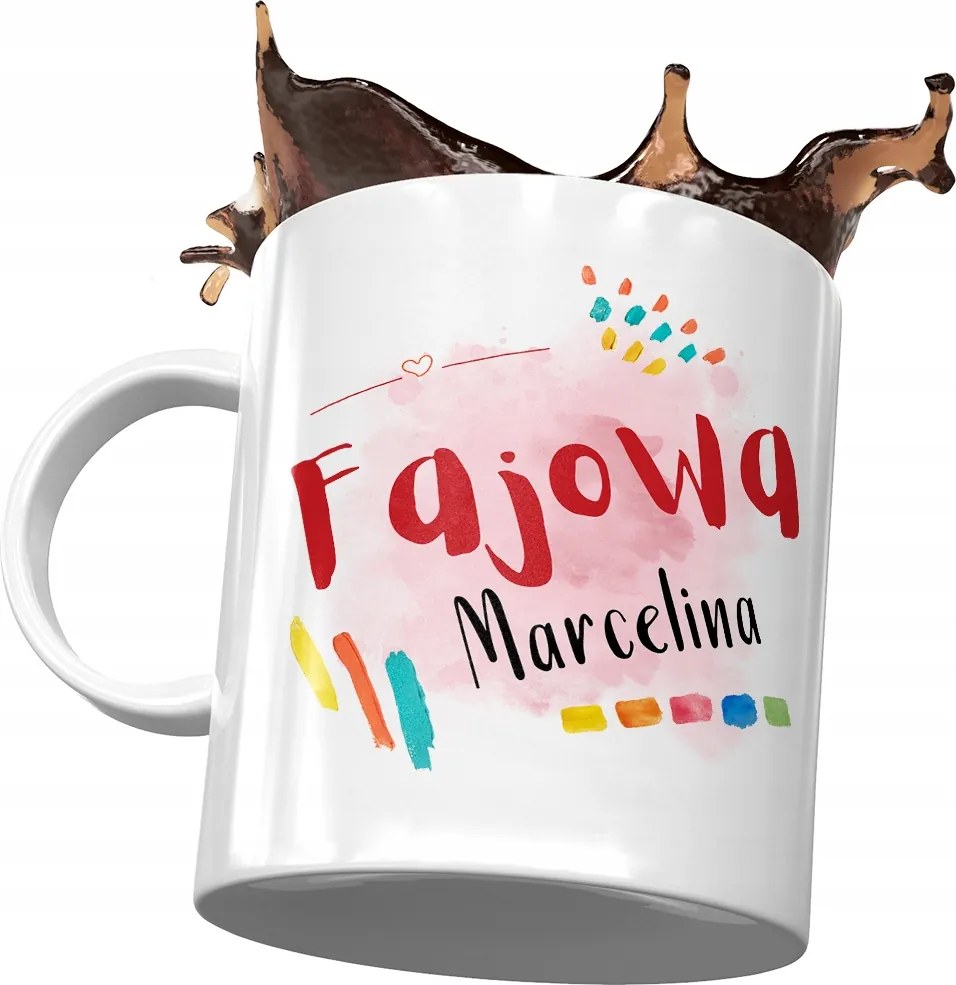 Bögre Marcelina Feleség Barátnő Ajándék Nyomtatott Fotóval