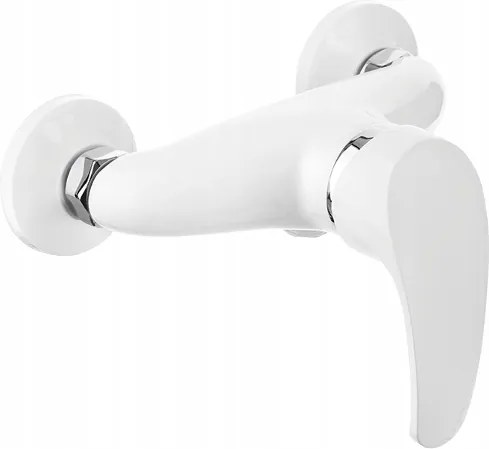 Falra Szerelhető Zuhany Csaptelep, Fehér