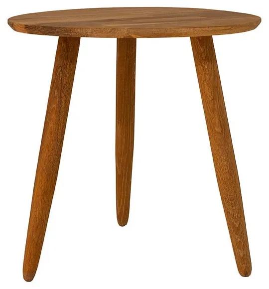 Uno tömör tölgyfa tárolóasztal, ø 40 cm - Canett