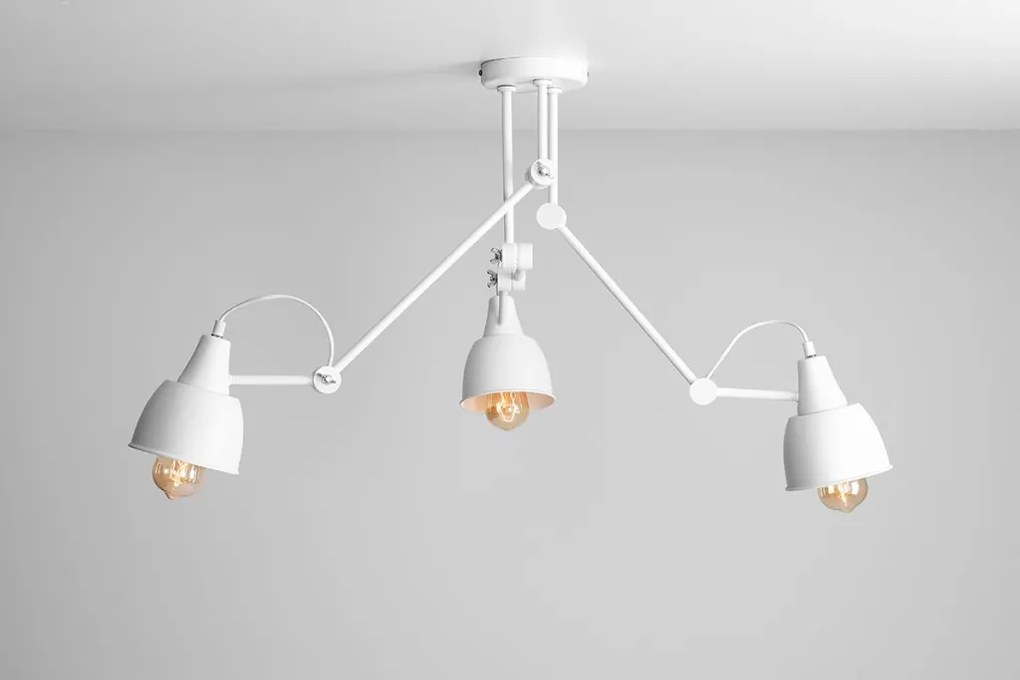 ALDEX 814PL_E AIDA Loft Mennyezeti Lámpa Fehér E27 IP20
