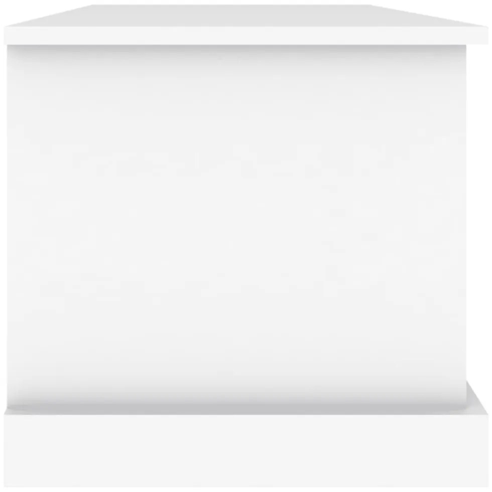 fehér, rétegelt fa tárolóláda 70 x 40 x 38 cm