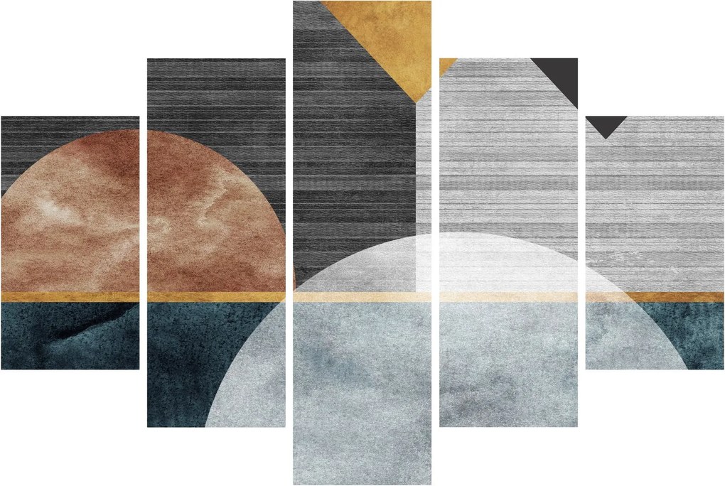 Kép - Formák és textúrák (150x105 cm)