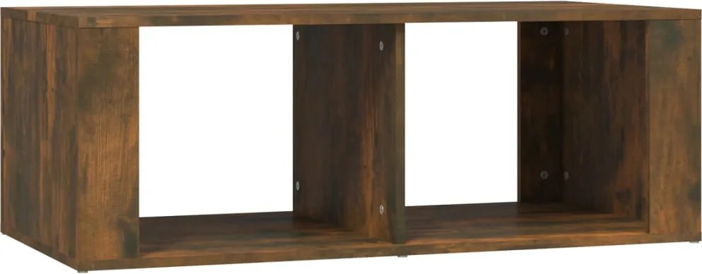 vidaXL füstös tölgy színű fatermék dohányzóasztal 100x50x36 cm