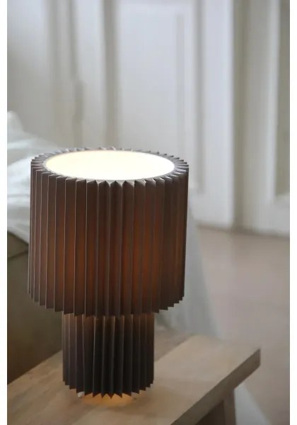 Markslöjd 108896 - Asztali lámpa CATIS 1xE27/60W/230V 32 cm szürke