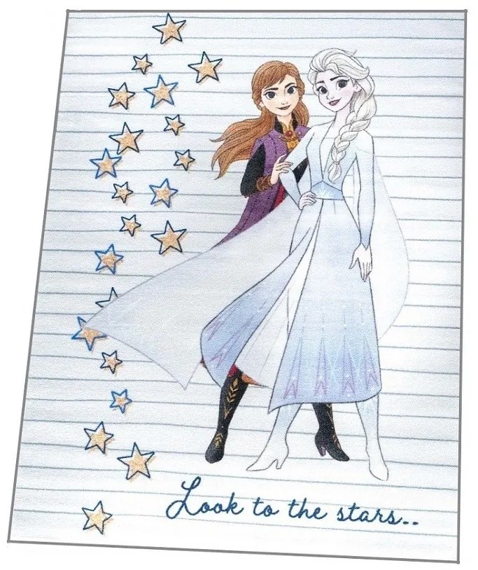 Disney Jégvarázs gyerek szőnyeg csillagok 130x170cm