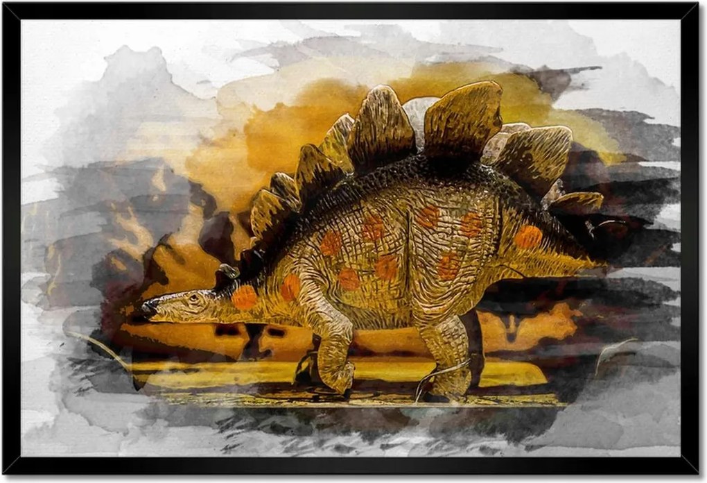Poszterek keretben 60x40 Nagy dinoszaurusz portré