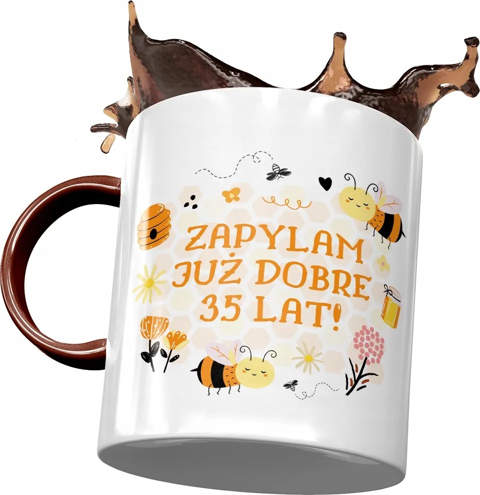 Bordó Bögre Születésnapra 35 35-es 35-ös Ajándék Nyomtatott Fotóval