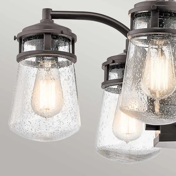 Kichler KL-LYNDON-5P-AZ - Kültéri csillár rúdon LYNDON 5xE27/60W/230V IP44