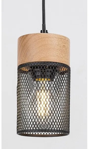 Rabalux 72041 - CALLUM függeszték 1xE27/25W/230V bükk