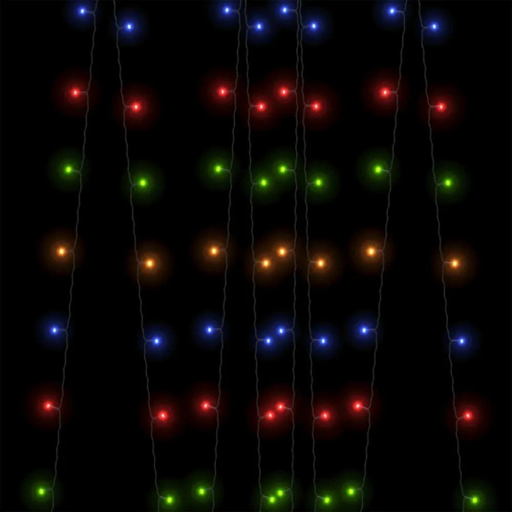 5 db 5x200 LED-es színes bel-/kültéri napelemes fényfüzér