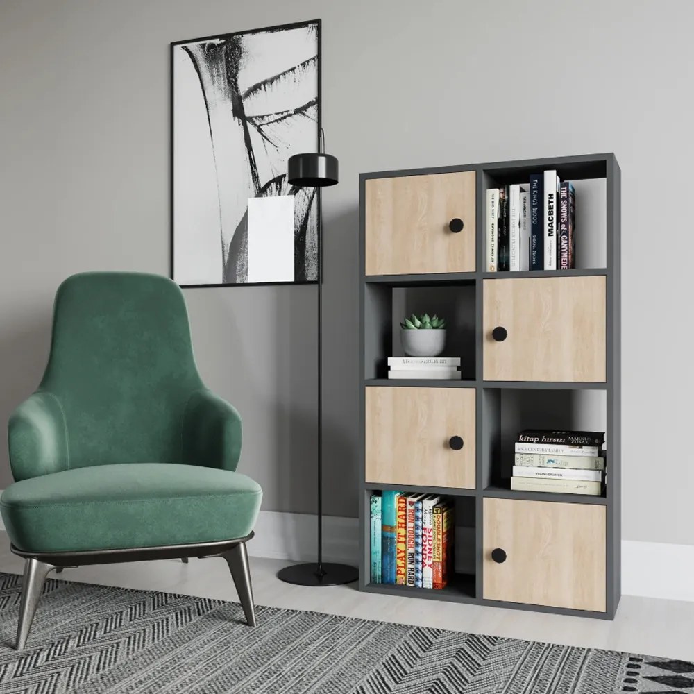 Polcos szekrény 72x25x123cm fehér FUR1956-1