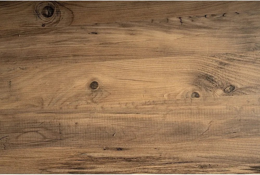 Íróasztal borovi fenyő dekorral 60x240 cm Twin – Kalune Design