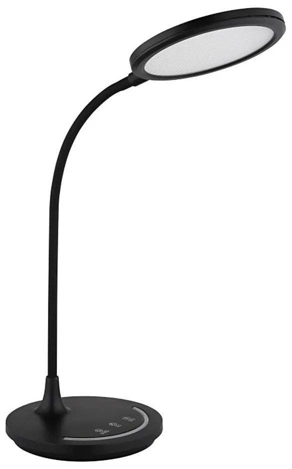 Globo 58483 - KENNY LED érintős asztali lámpa, 12W, 230V, fekete