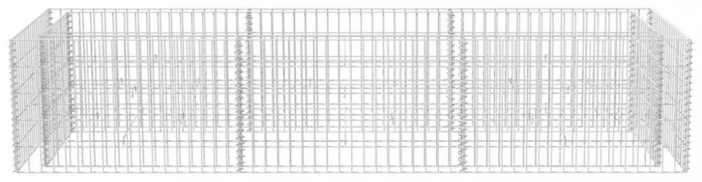 acél gabion magaságyás 270 x 90 x 50 cm