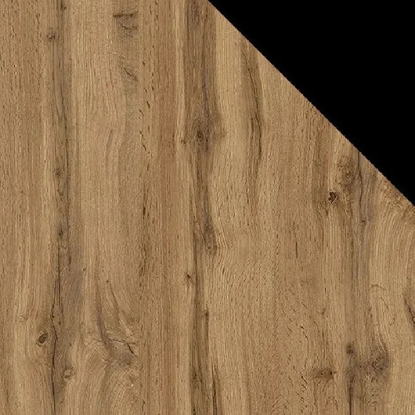 HAER 2 stílusos TV asztal - wotan tölgy / fekete