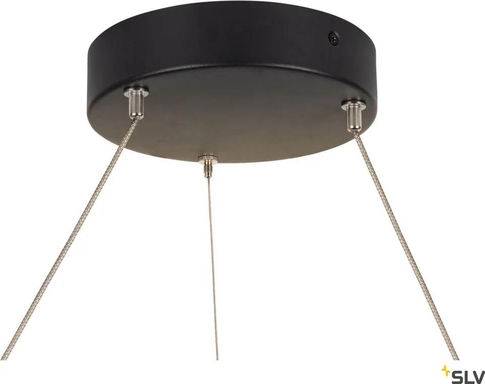SLV 1004763 ONE Modern Led Függesztett Lámpa Fekete LED IP20