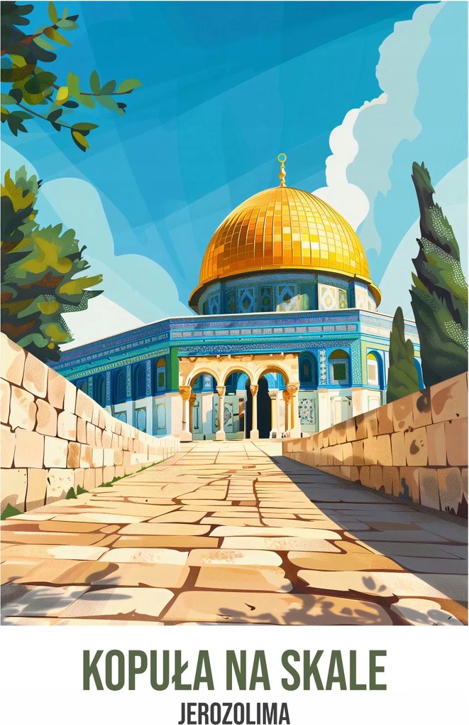 Poszter 61x91,5cm Szikla kupola