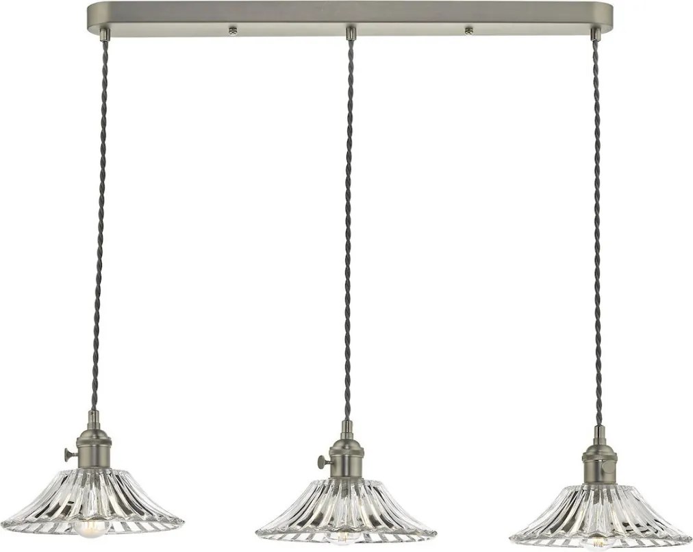 DAR LIGHTING HAD3661-04 HADANO Vintage Függesztett Lámpa E14 IP20