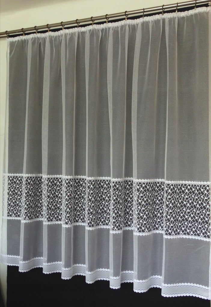 Mg Függöny 660/3 Fehér 300X160cm Készre Szerelve Szalaggal