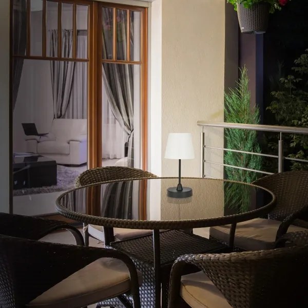 Brilo - LED kültéri tölthető dimmelhető lámpa LED/3W/5V IP44 2000 mAh