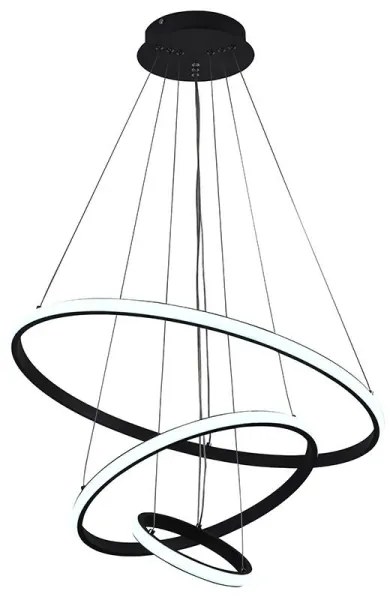 Brilagi - LED Dimmelhető csillár zsinóron CIRCLE LED/90W/230V 3000-6500K + távirányító