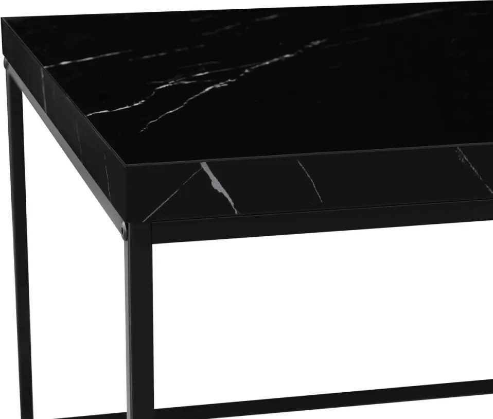 Dohányzóasztal 110 × 60 × 45 cm, MDF, márvány BK