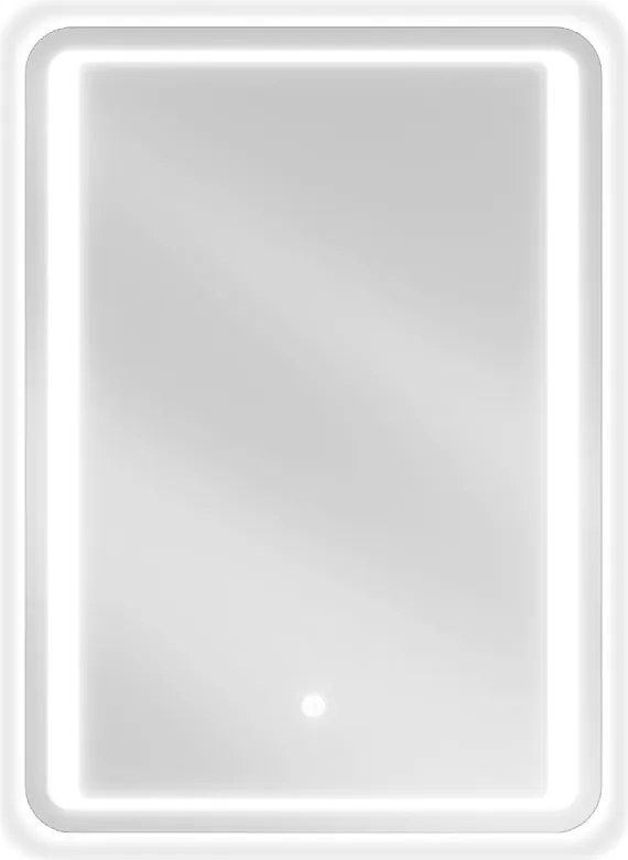 Mexen Zusa, LED fürdoszobai tükör háttérvilágítással 50x70 cm, 6000K, páramentes, 9808-050-070-611-00