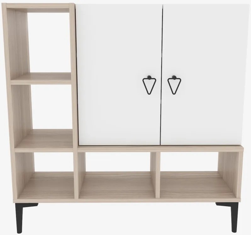 Platin komód, fehér, 100 cm