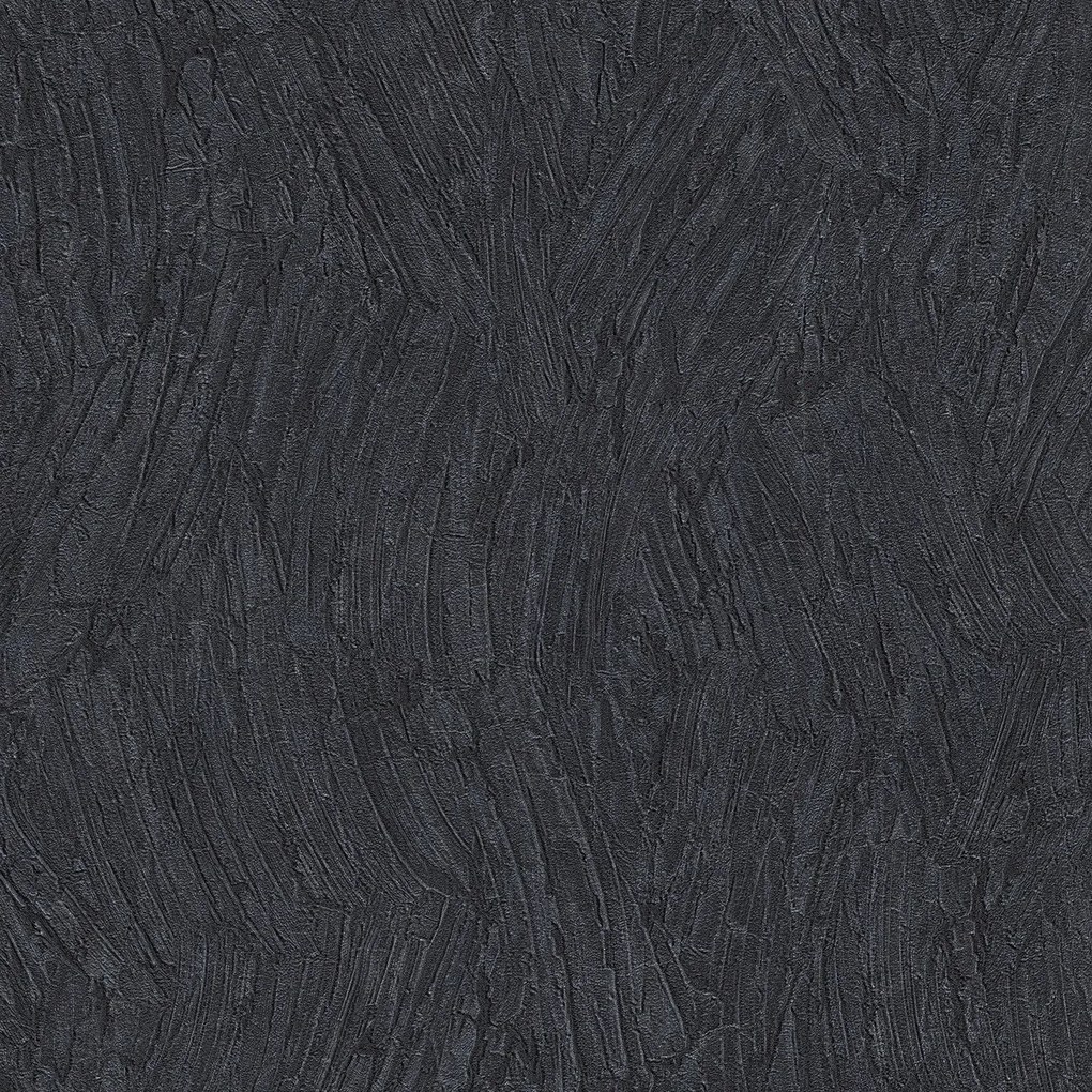 Vinyl tapéta, mosható, fekete Vastag fekete