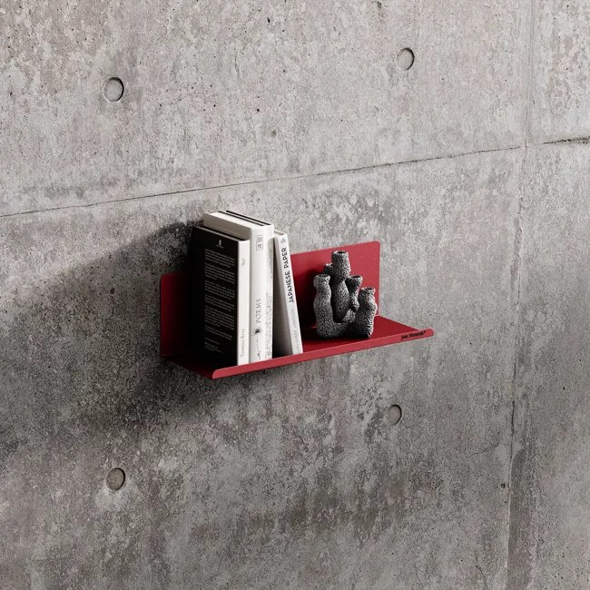 Fali polc JOANNE 400 mm, Modern: piros