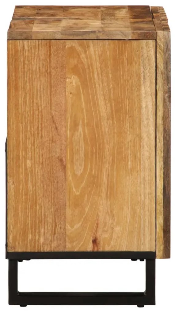 Tömör mangófa fürdőszobai mosdószekrény 62 x 34 x 58 cm