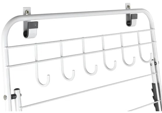 WENKO 63010800 - Ruhaszárító állvány 51x142 cm, fehér/szürke