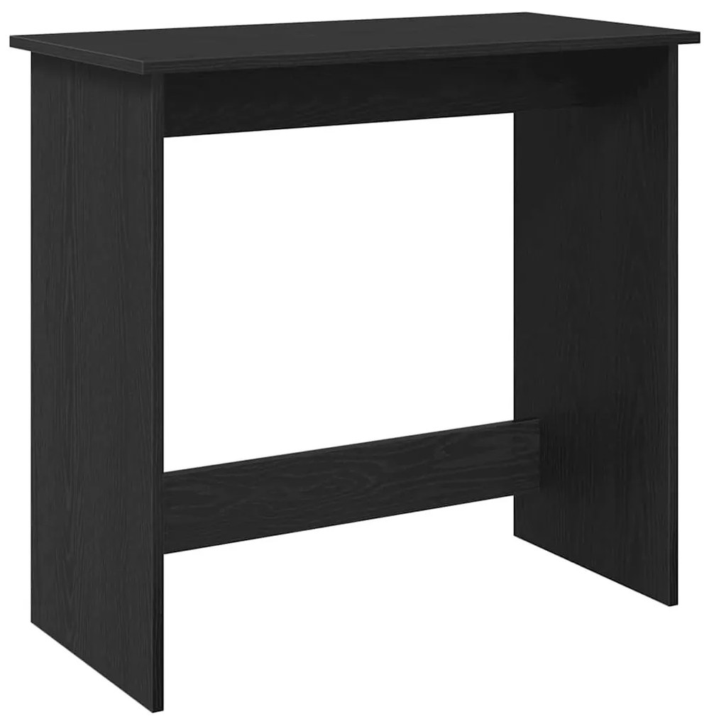 fekete forgácslap íróasztal 80 x 40 x 75 cm