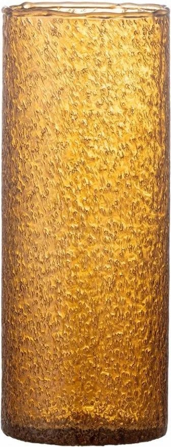 Bloomingville Zenta Újrahasznosított üveg virágváza 32 cm Borostyán