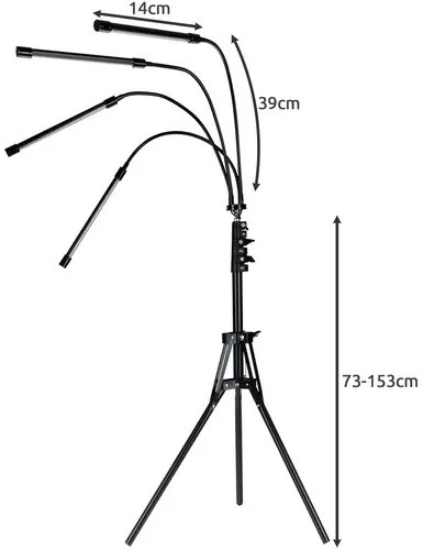 20 LED-es lámpa 4 db növénynövekedéshez Gardlov 19388