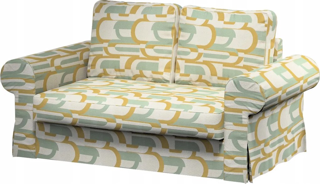 Backabro 2 személyes összecsukható kanapé huzat Ikea narancssárga