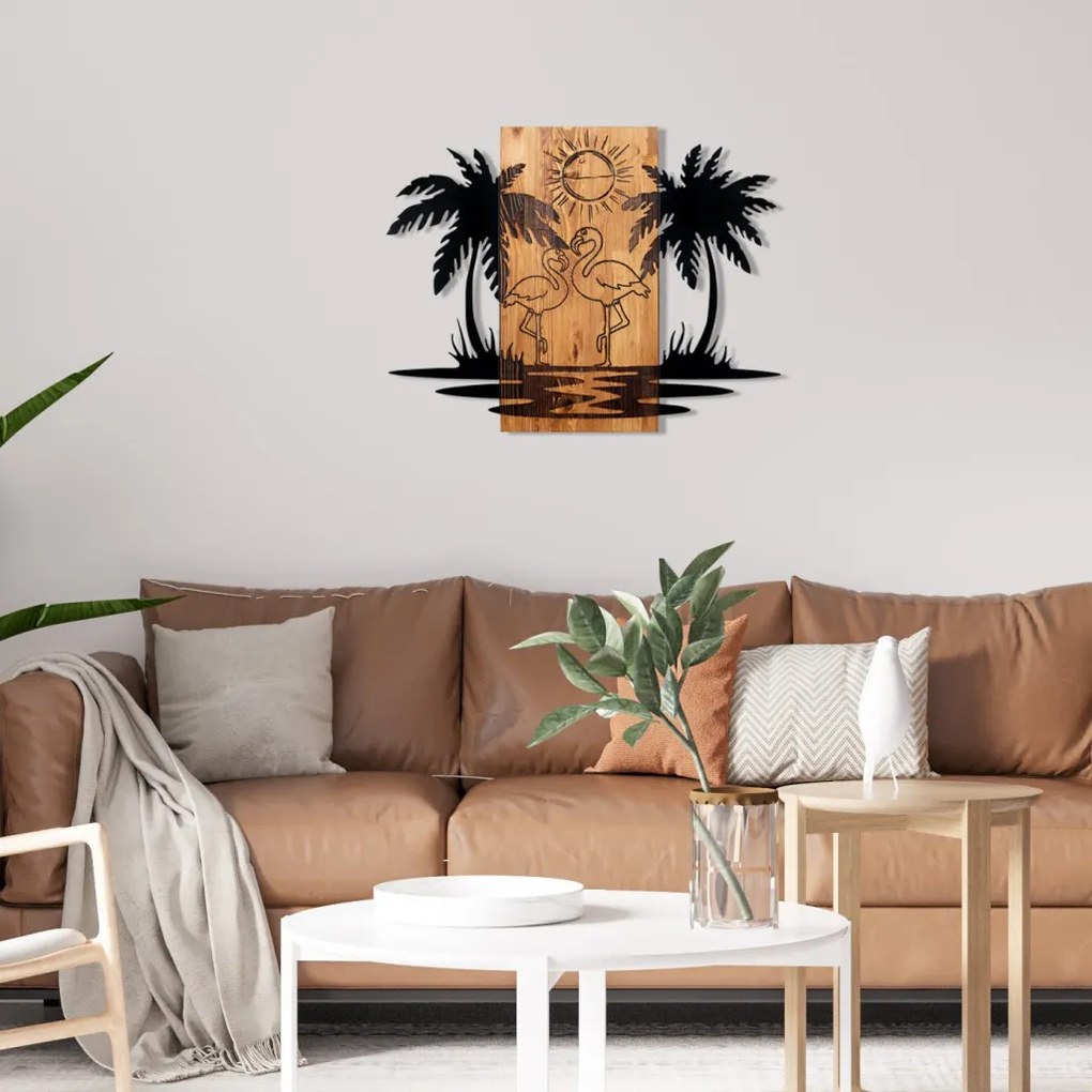 Hawaii fém fali dekoráció, 74×57,5 cm – TR279ENZ1851