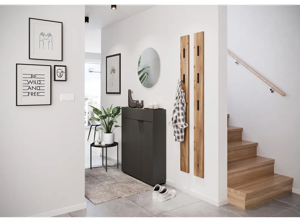 Antracitszürke előszoba bútor Ameca – Germania