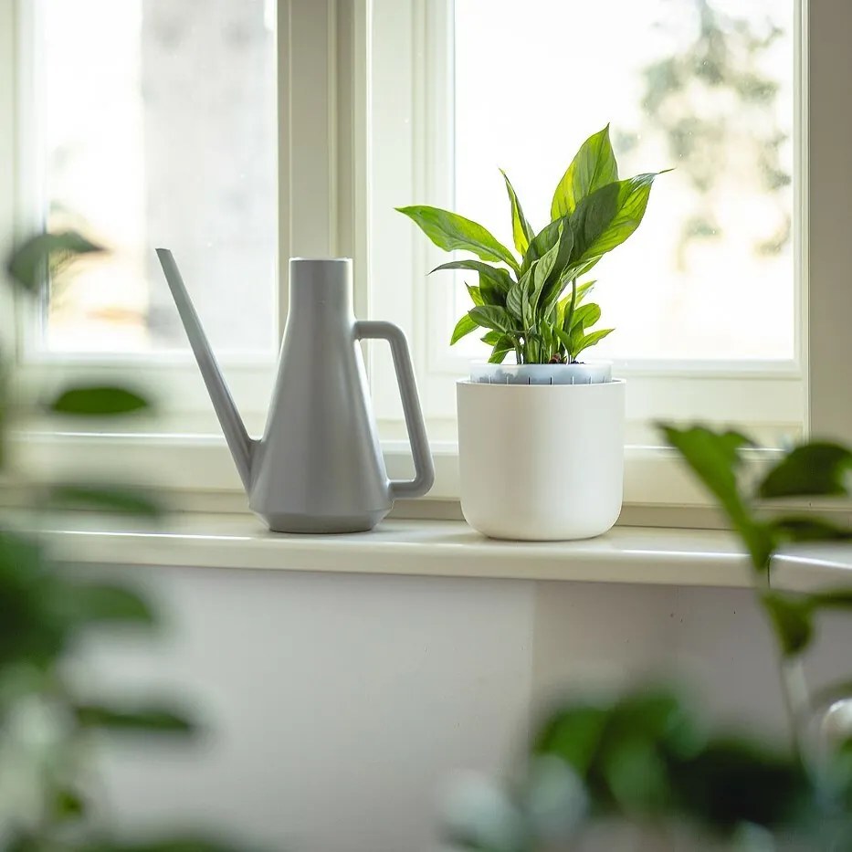 Plastia öntözőedény Tolita Air krém, átmérő 19 cm, 19 cm átmérőjű