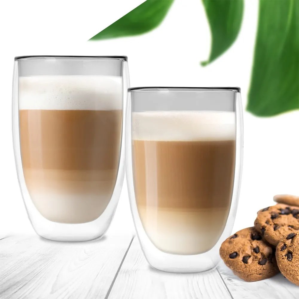 Üveg bögre szett 2 db-os 500 ml – Orion