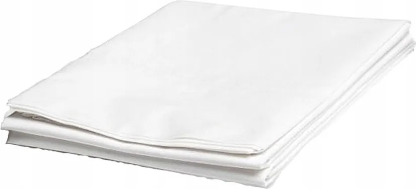 Szállodai lepedő gumi nélküli200x220 fehér pamut