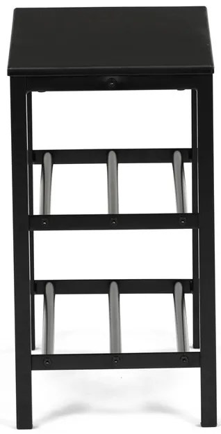 Fekete Fém Cipős Szekrény. 83168-42 BK