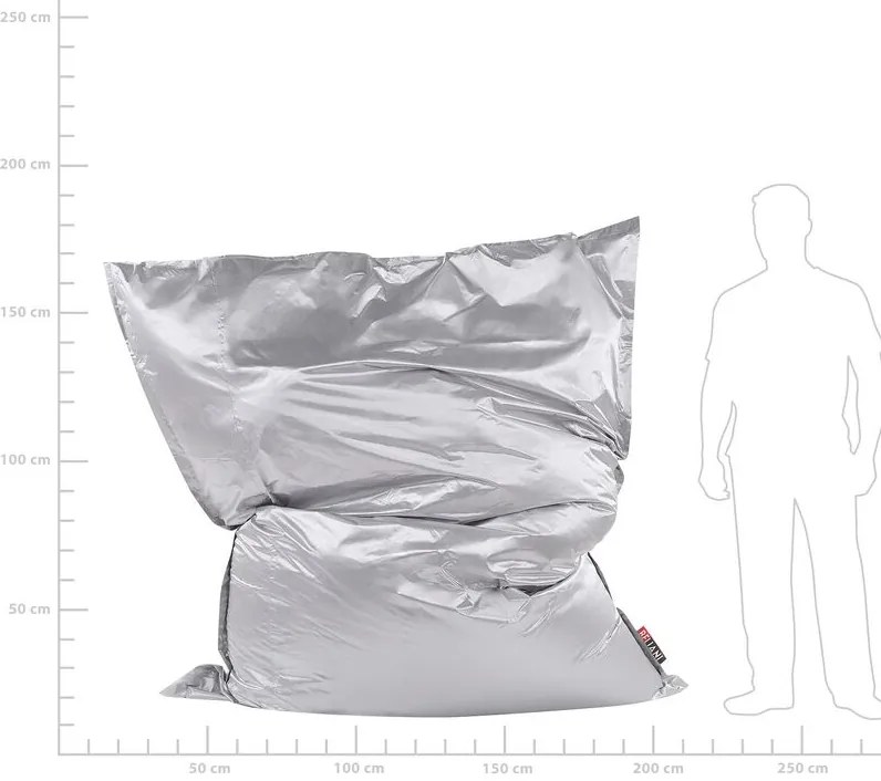 Babzsák 180x230 cm Xxl (ezüst). 1009268