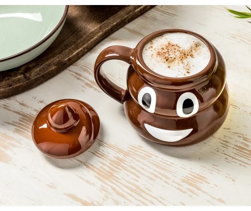 Emoji bögre - Kaki