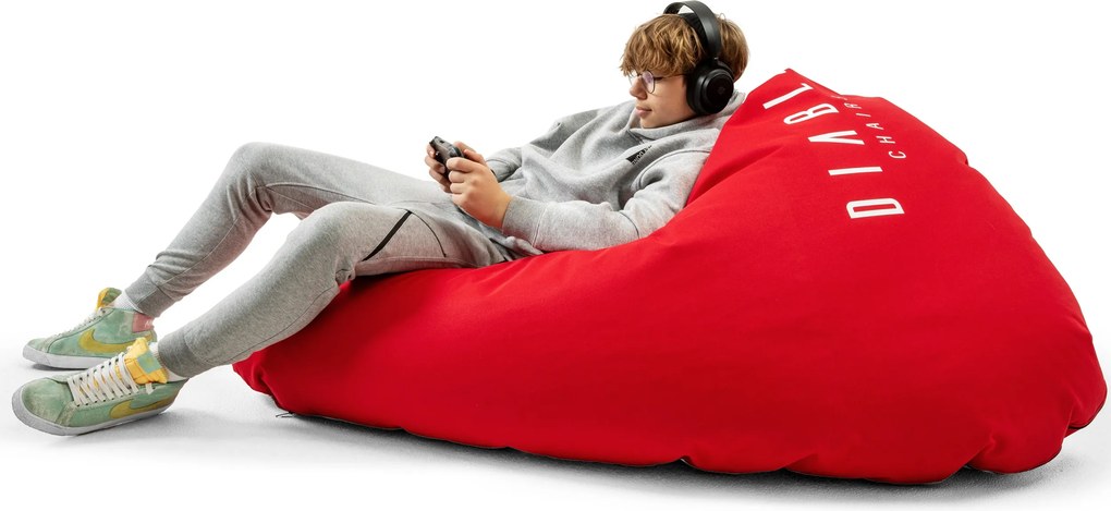 Gamer babzsák "sako" piros